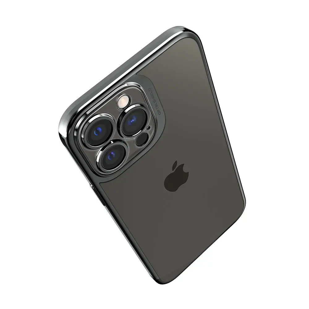 Etui Spigen Optik Crystal do iPhone 13 Pro szary