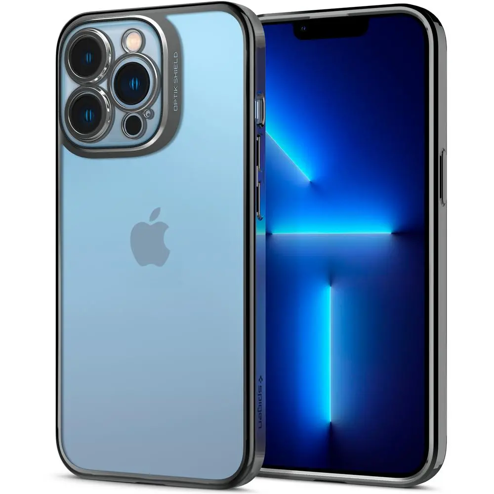 Etui Spigen Optik Crystal do iPhone 13 Pro szary