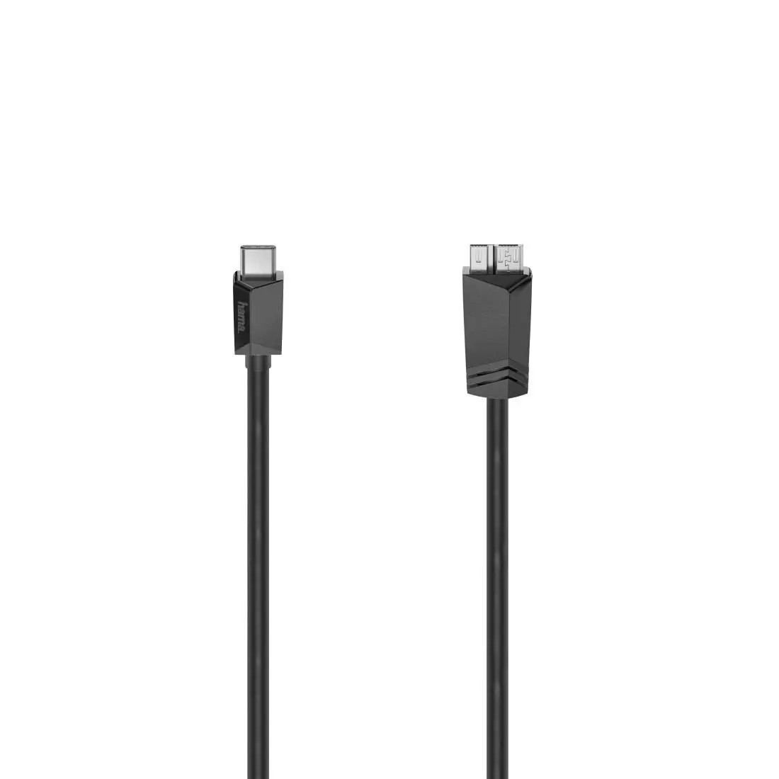 Kabel Hama 3,2 gen, 1 USB-C do micro USB, 5 Gbit/s 0,75 m 200655 Czarny