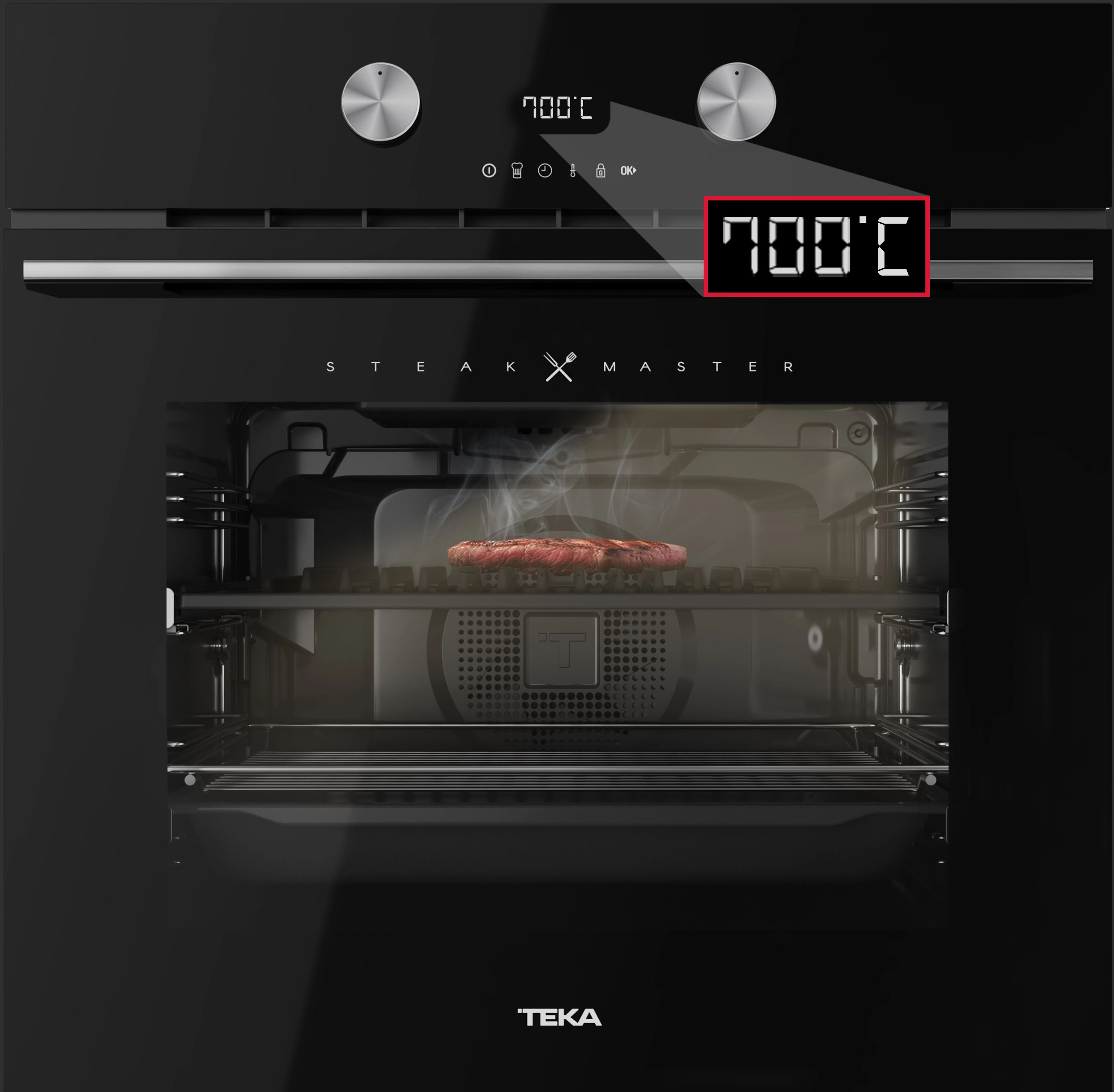 Piekarnik elektryczny Teka Steakmaster BK Termoobieg Czarny