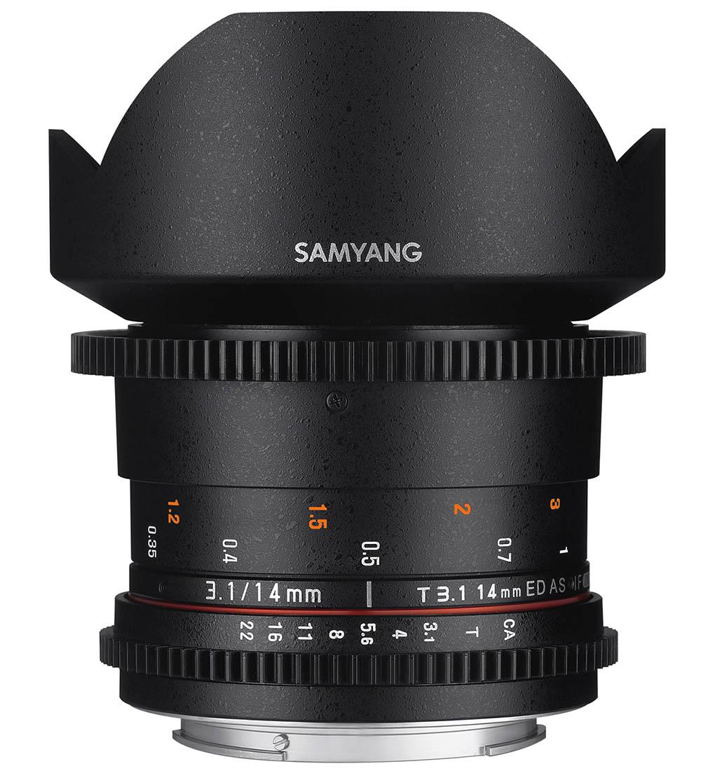 Samyang 14mm T3.1 VDSLR ED AS IF UMC II Sony