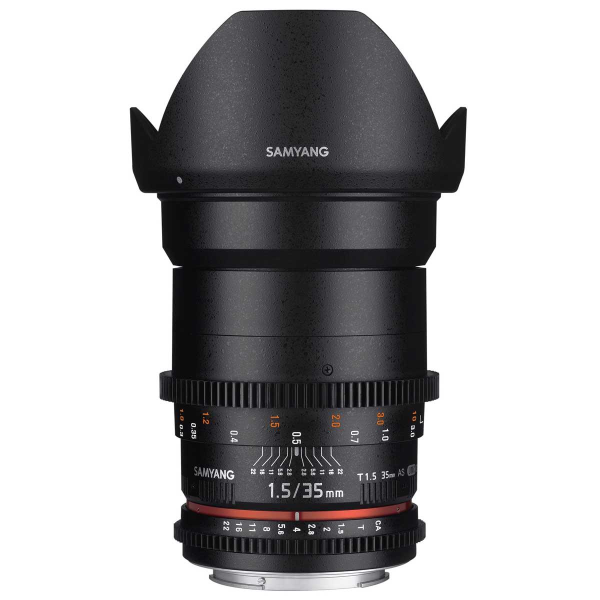 Samyang 35mm T1.5 VDSLR AS UMC II Sony E