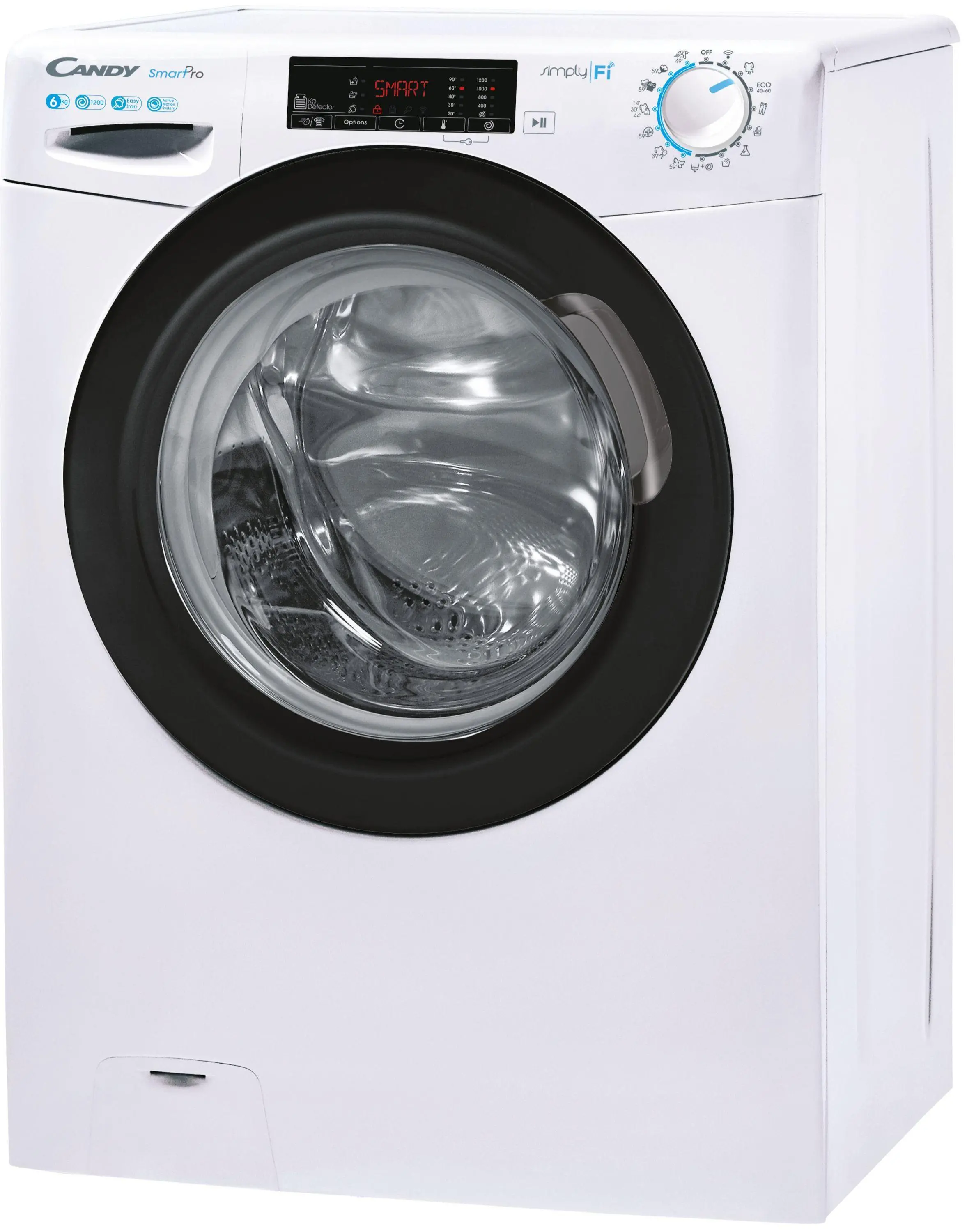 Pralka Candy Smart Pro CO4 1265TWBE/1-S Slim 6kg 1200obr/min Zdalne sterowanie