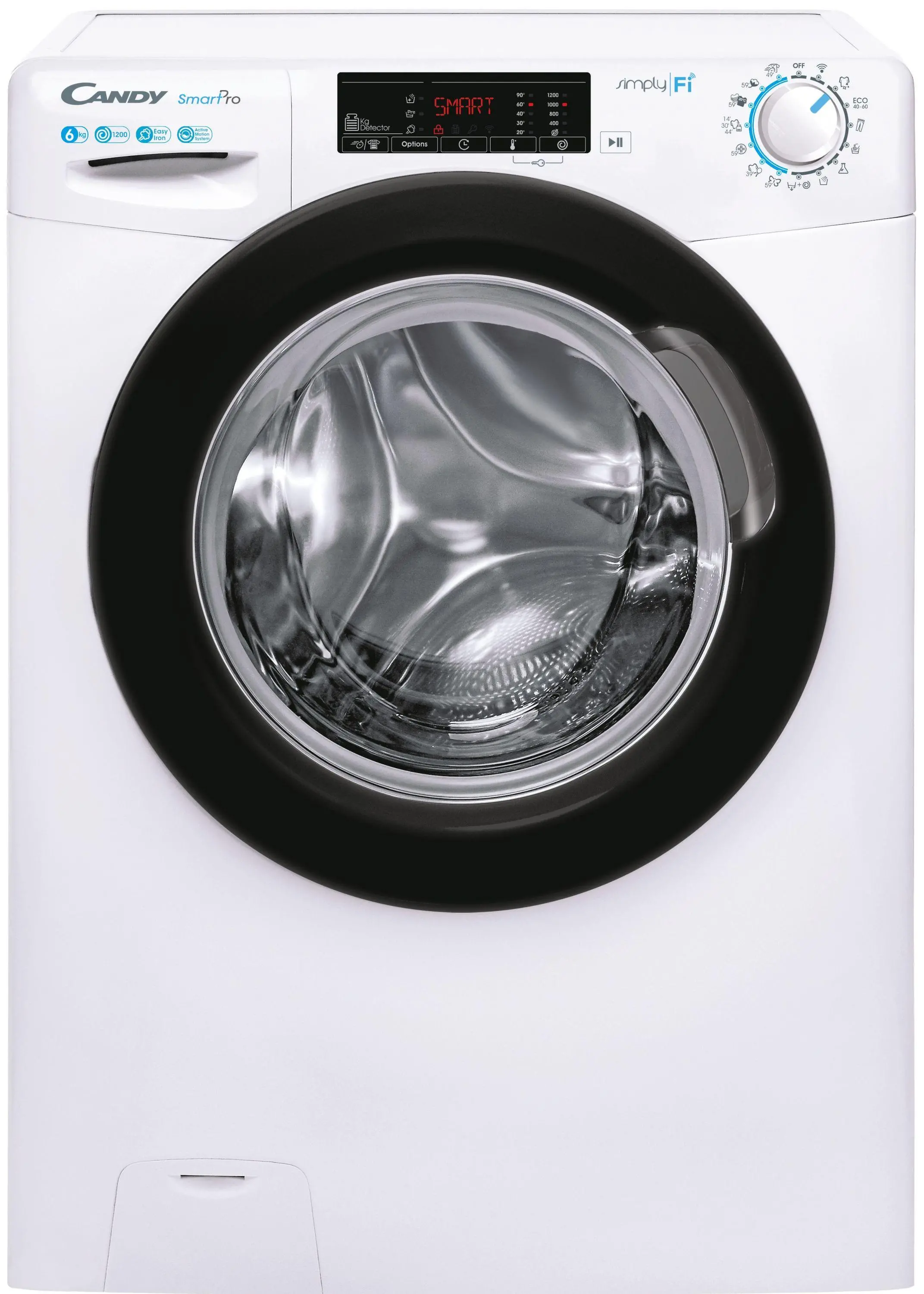 Pralka Candy Smart Pro CO4 1265TWBE/1-S Slim 6kg 1200obr/min Zdalne sterowanie