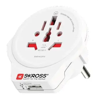 Adapter podróżny Skross World to Europe USB (1.500266)