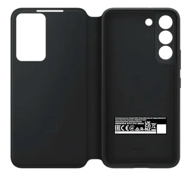 Etui Samsung Smart Clear View Cover do Galaxy S22 Czarny