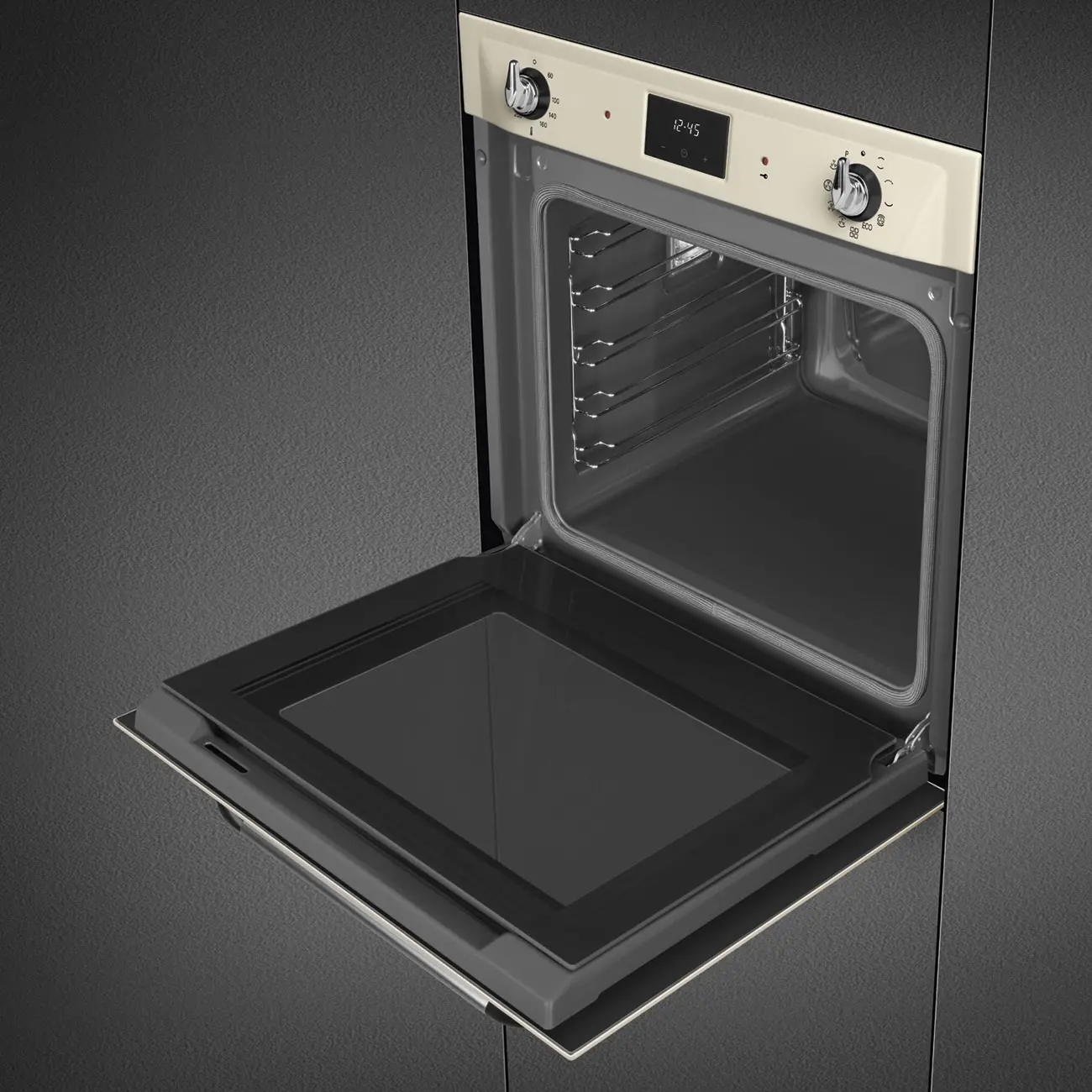 Piekarnik elektryczny Smeg Victoria SOP6900TP Termoobieg Kremowy