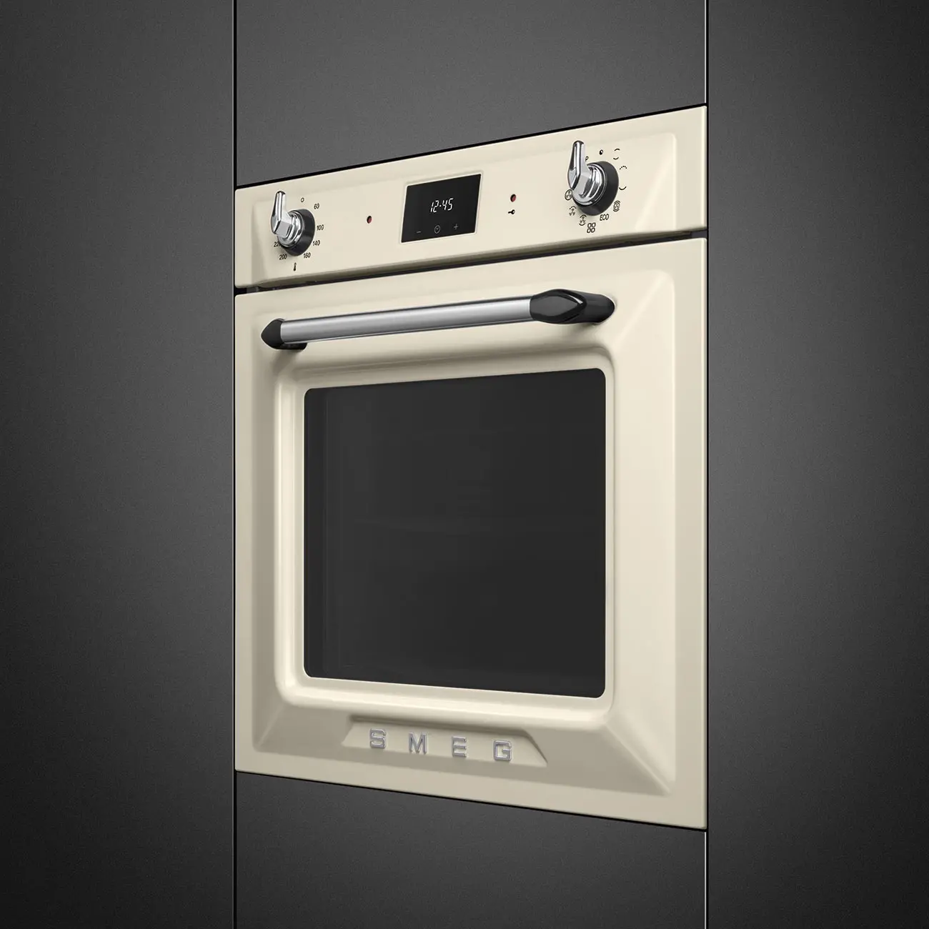 Piekarnik elektryczny Smeg Victoria SOP6900TP Termoobieg Kremowy