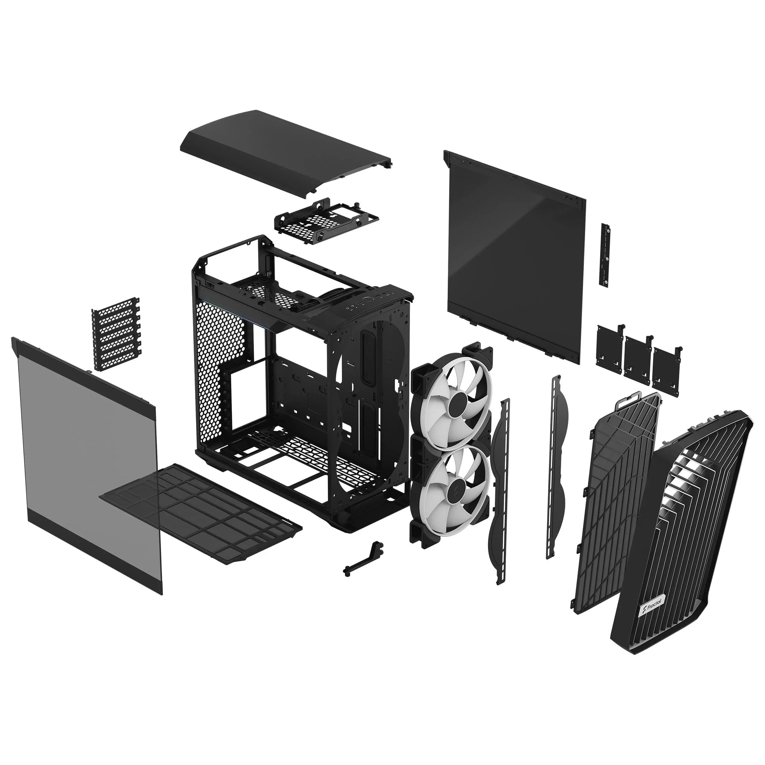 Obudowa Fractal Design Torrent Compact RGB TG Light Tint RGB Czarny