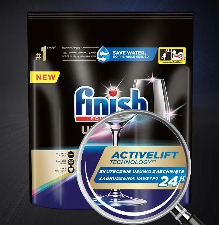 Kapsułki do zmywarki Finish Ultimate Lemon 50szt.