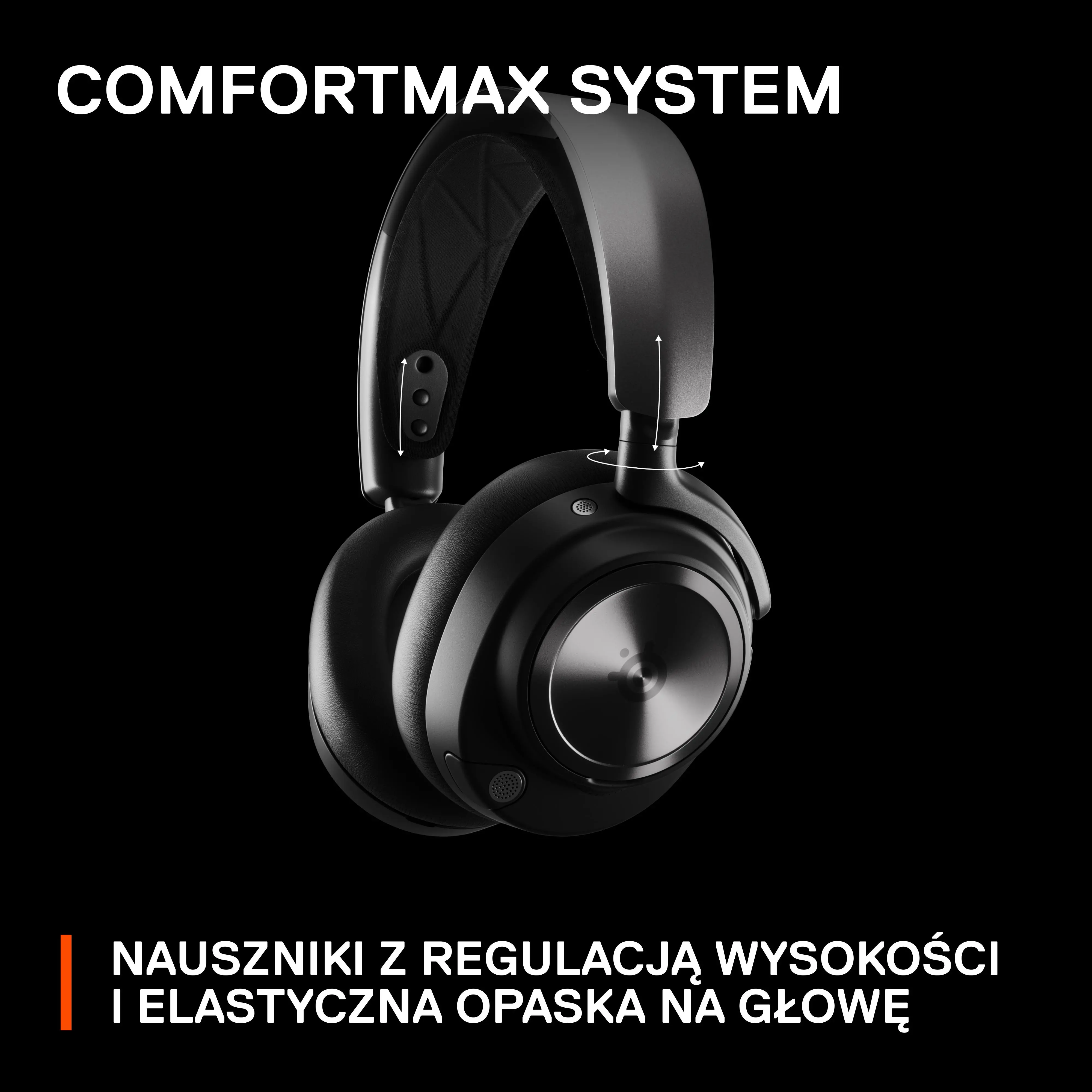 Słuchawki bezprzewodowe z mikrofonem SteelSeries Arctis Nova Pro X Wireless Nauszne Czarny