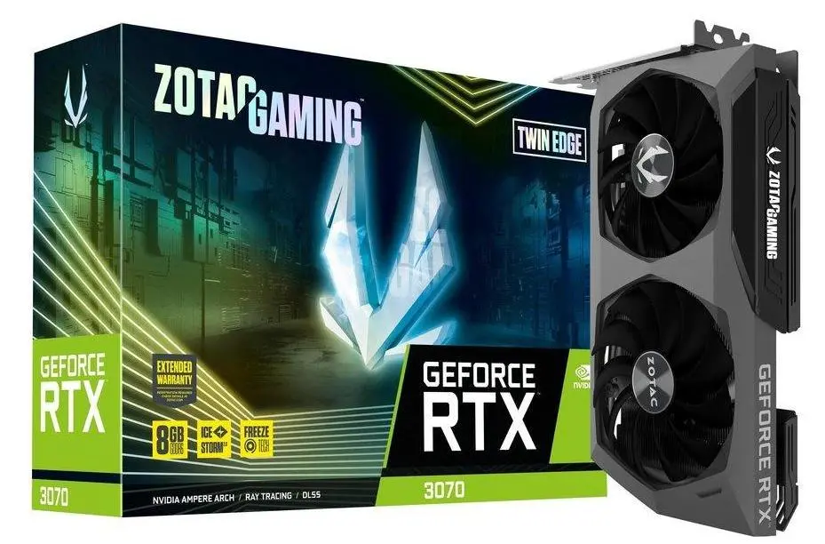 Karta graficzna Zotac GeForce RTX 3070 Twin Edge LHR 8GB GDDR6 256bit DLSS