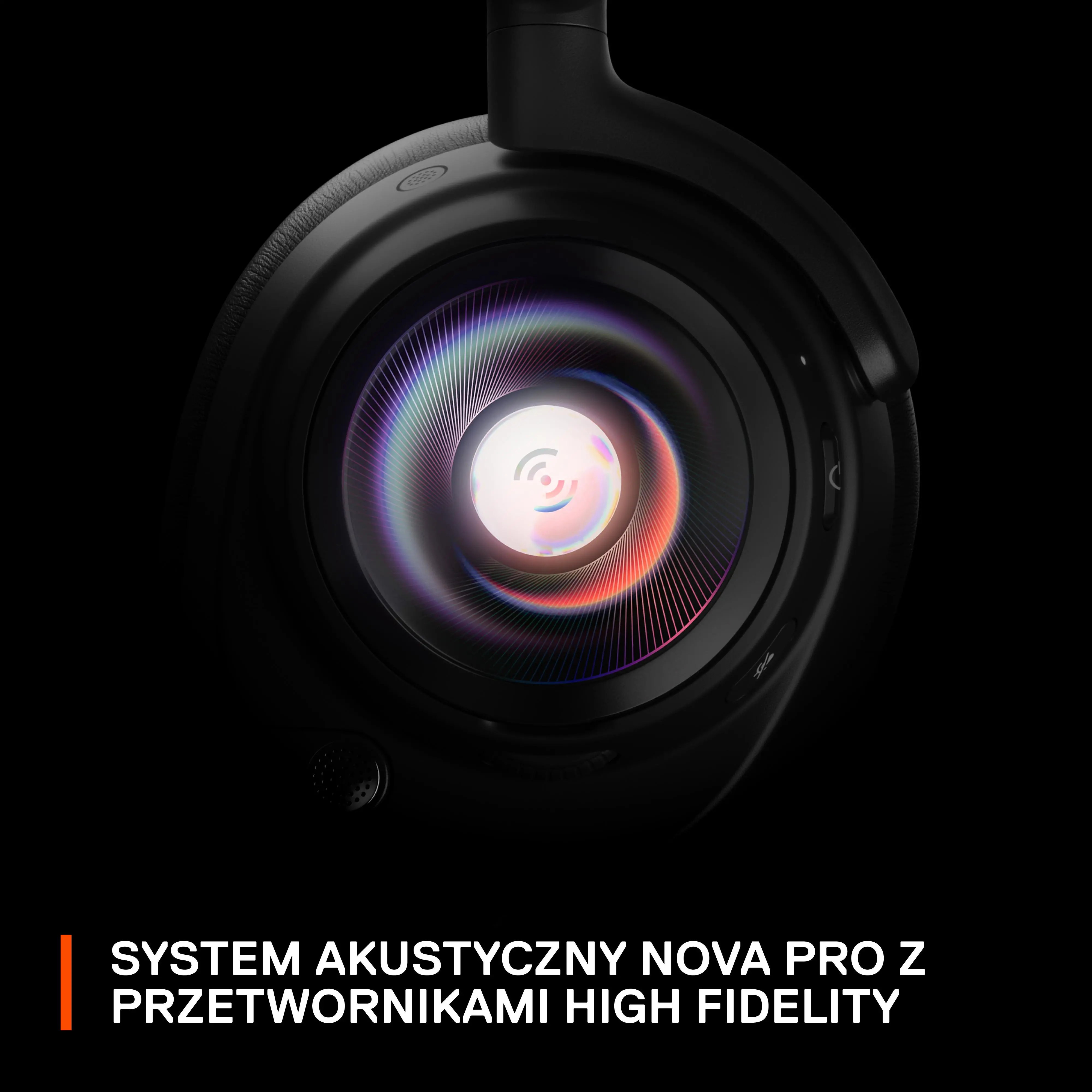 Słuchawki bezprzewodowe z mikrofonem SteelSeries Arctis Nova Pro Wireless Nauszne Czarny