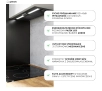 Okap Globalo Design Hadario 60.2 Czarny matowy