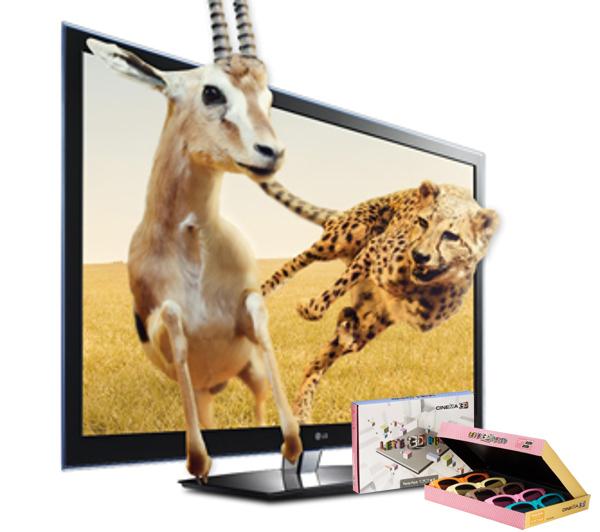 Telewizor LG 32LW4500 + 7 x okulary 3D