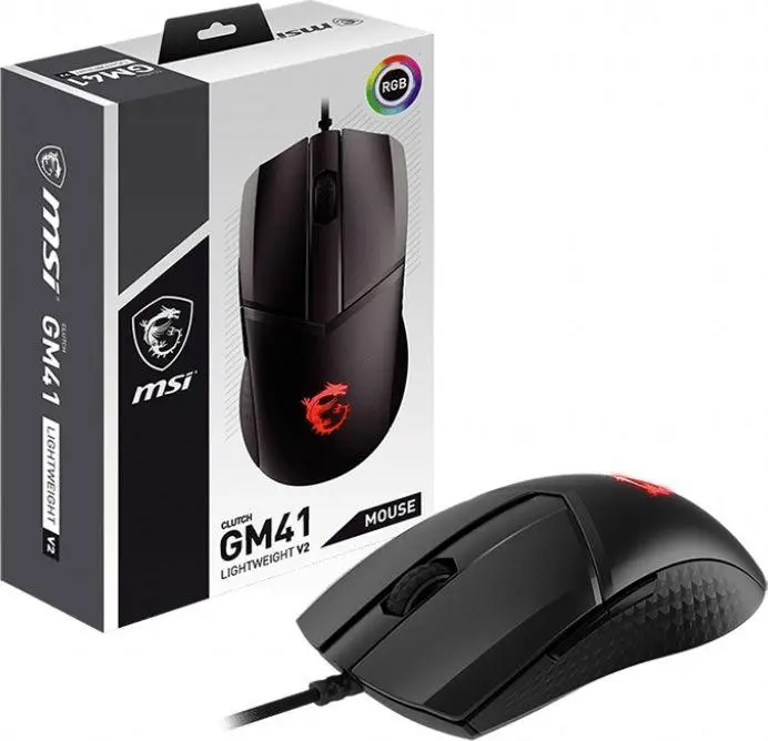 Myszka gamingowa MSI Clutch GM41 Lightweight V2 Czarny