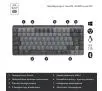 Klawiatura mechaniczna Logitech MX Mechanical Mini Brown Switch Grafitowy