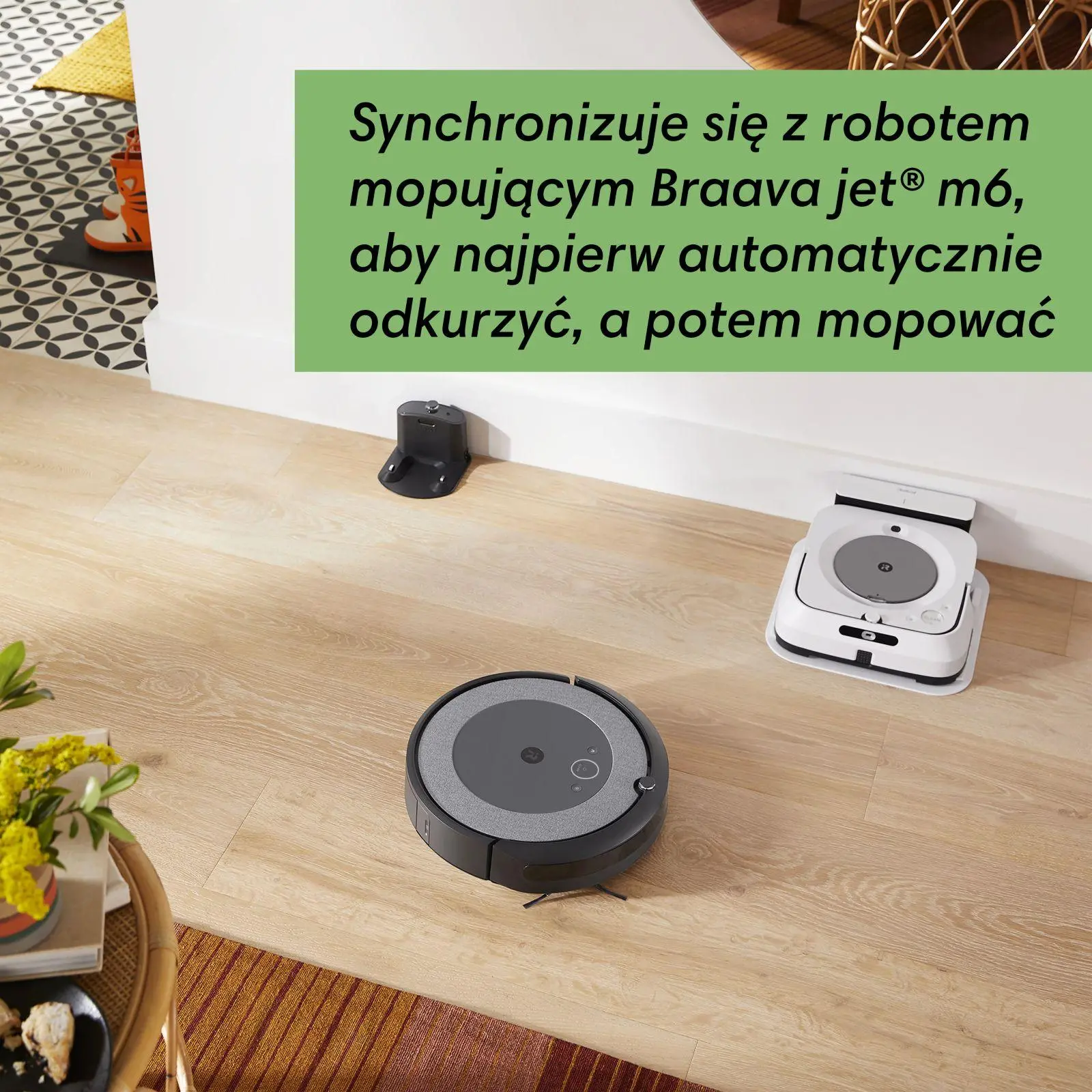Robot sprzątający iRobot Roomba I5 Tworzenie mapy pomieszczenia 70dB