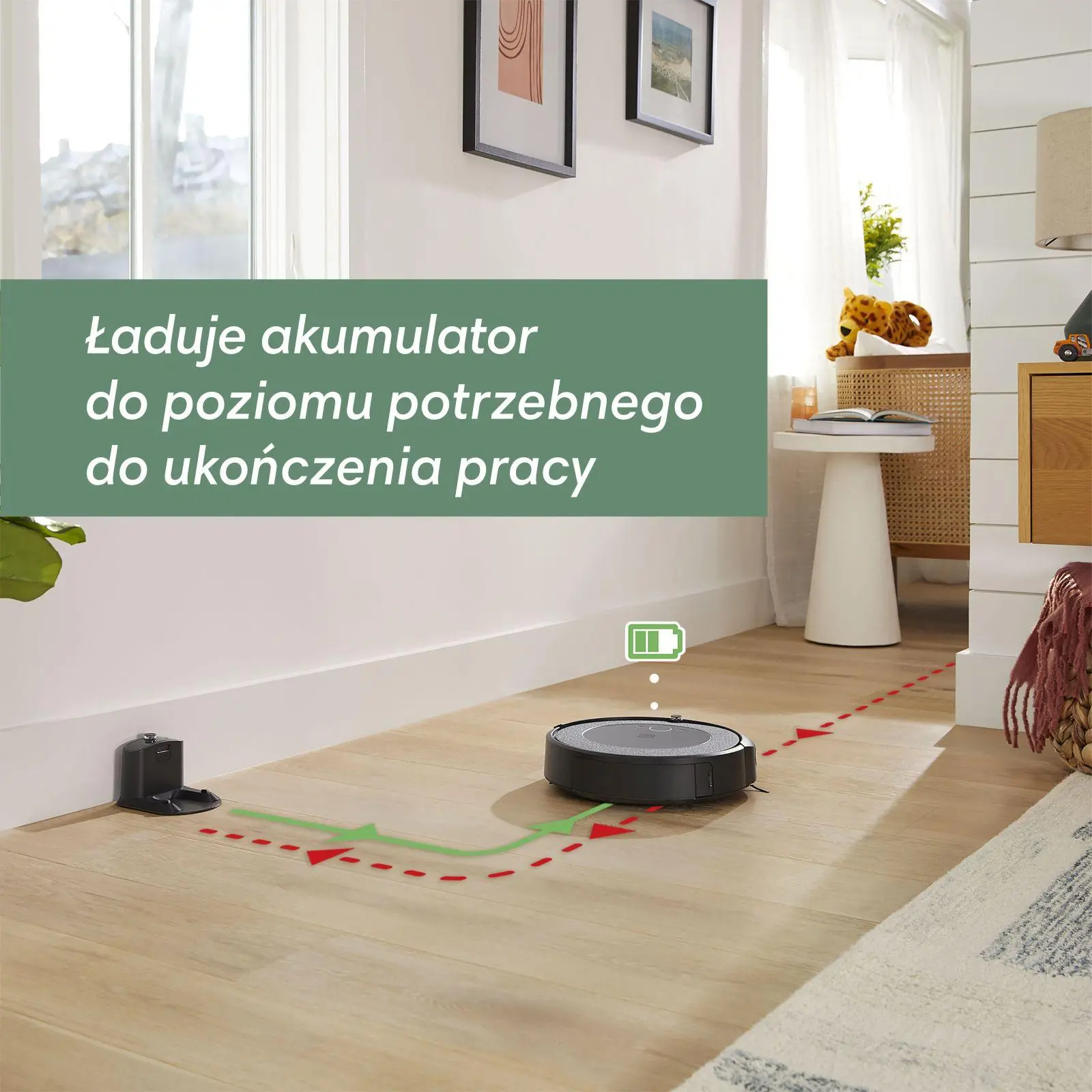 Robot sprzątający iRobot Roomba I5 Tworzenie mapy pomieszczenia 70dB