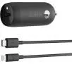 Ładowarka samochodowa Belkin 1x USB-C 3,6 A kabel Lightning 1m Czarny