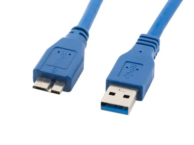 Kabel Lanberg USB-A do microUSB 0,5 m Niebieski