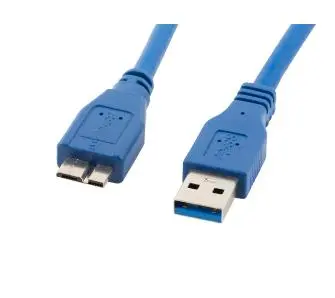 Kabel Lanberg USB-A do microUSB 0,5 m Niebieski