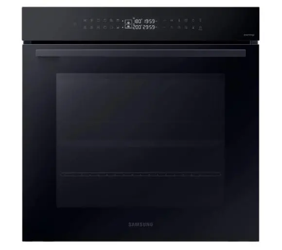 Електрична парова духова шафа Samsung NV7B4245VAK Dual Cook, Чорний