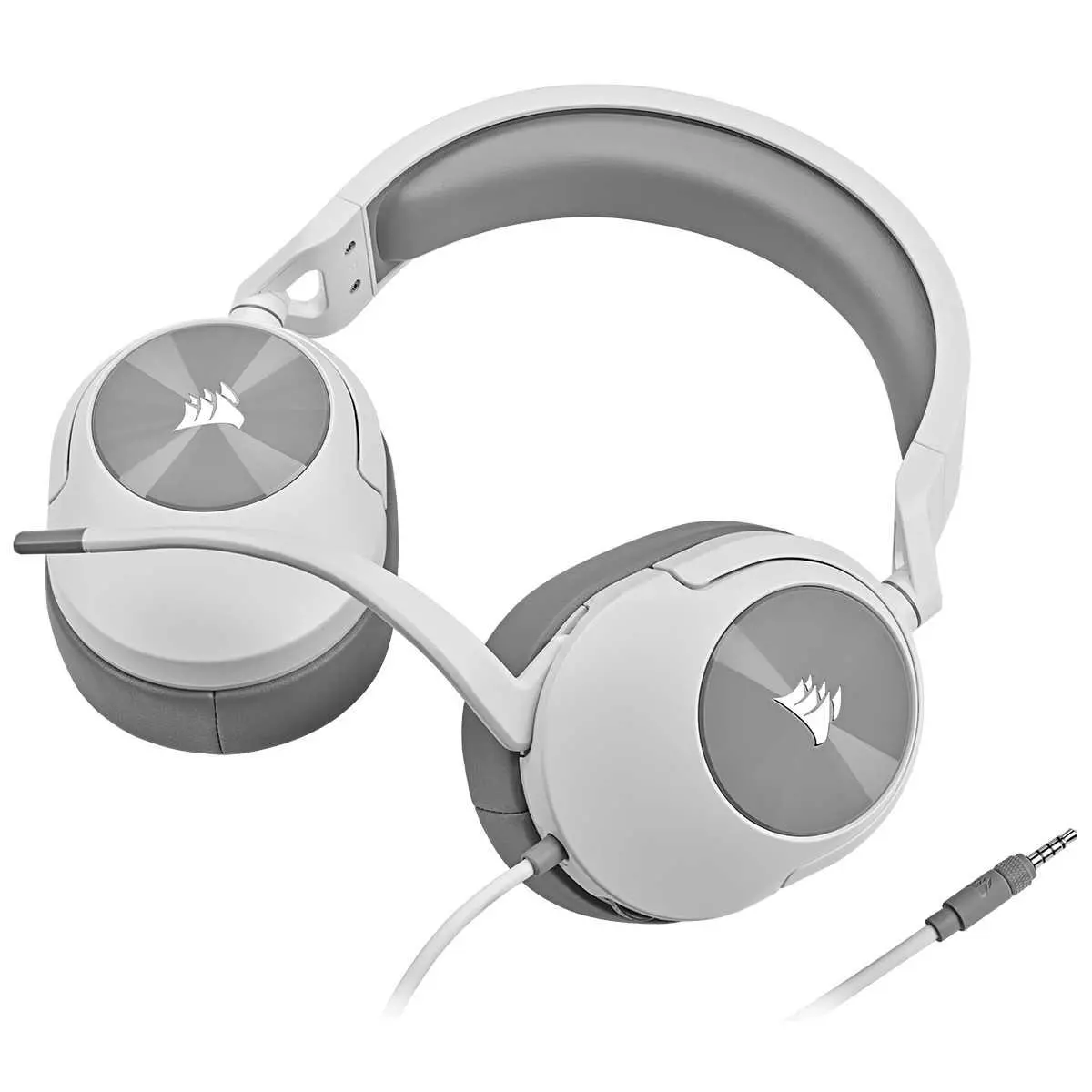 Słuchawki przewodowe z mikrofonem Corsair HS55 Stereo Nauszne Biały