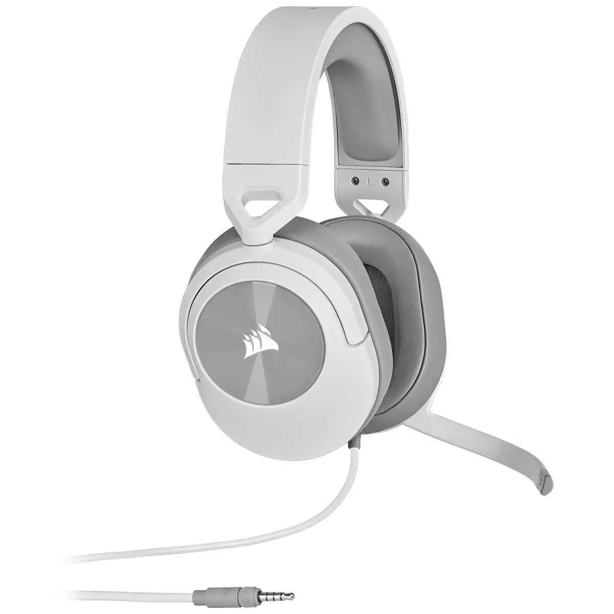 Słuchawki przewodowe z mikrofonem Corsair HS55 Stereo Nauszne Biały