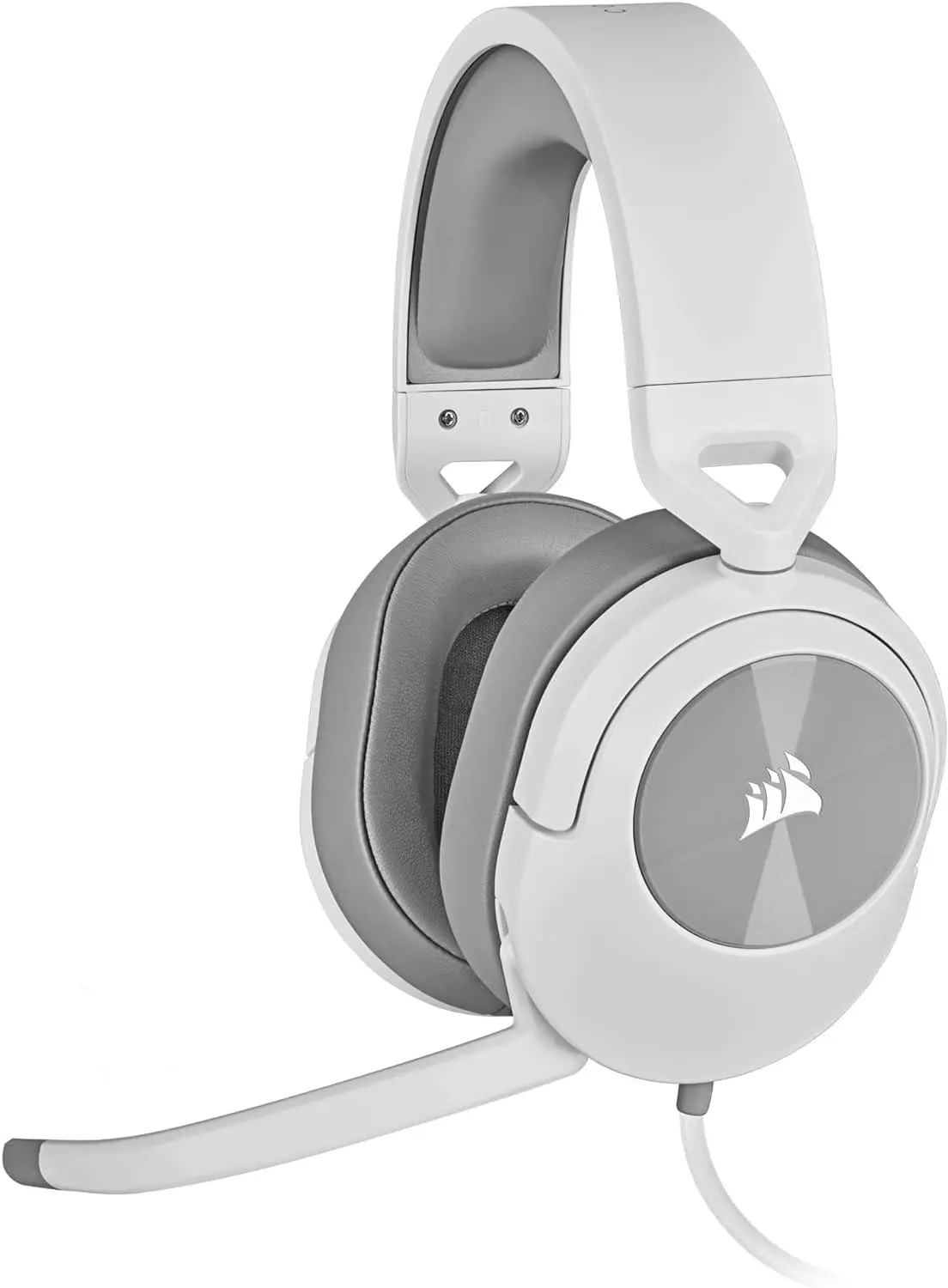 Słuchawki przewodowe z mikrofonem Corsair HS55 Stereo Nauszne Biały