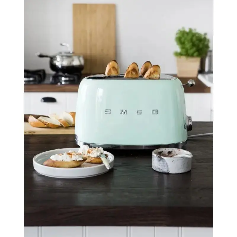 Toster Smeg TSF01PGEU Rozmrażanie 950W