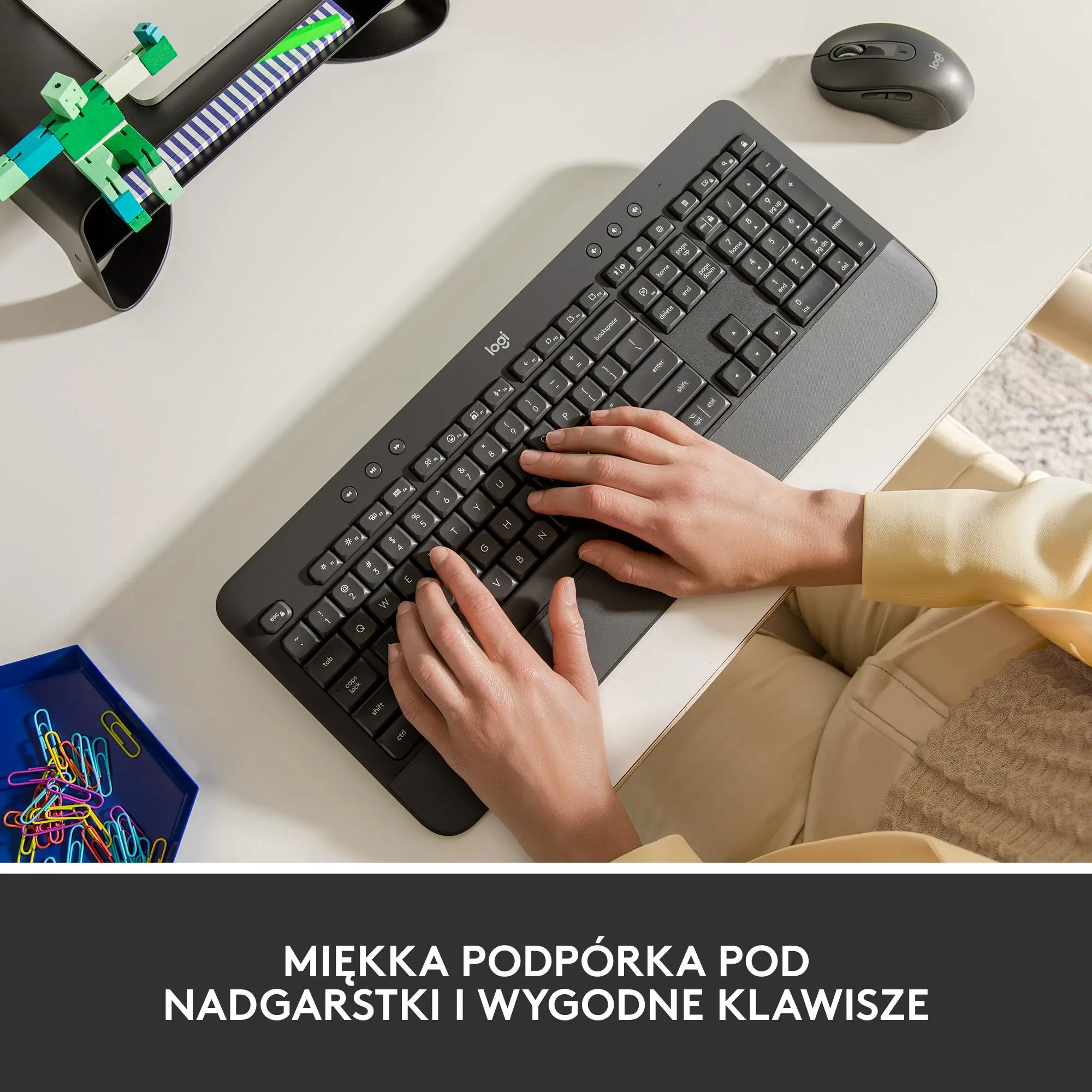 Klawiatura Logitech K650 Signature Grafitowy