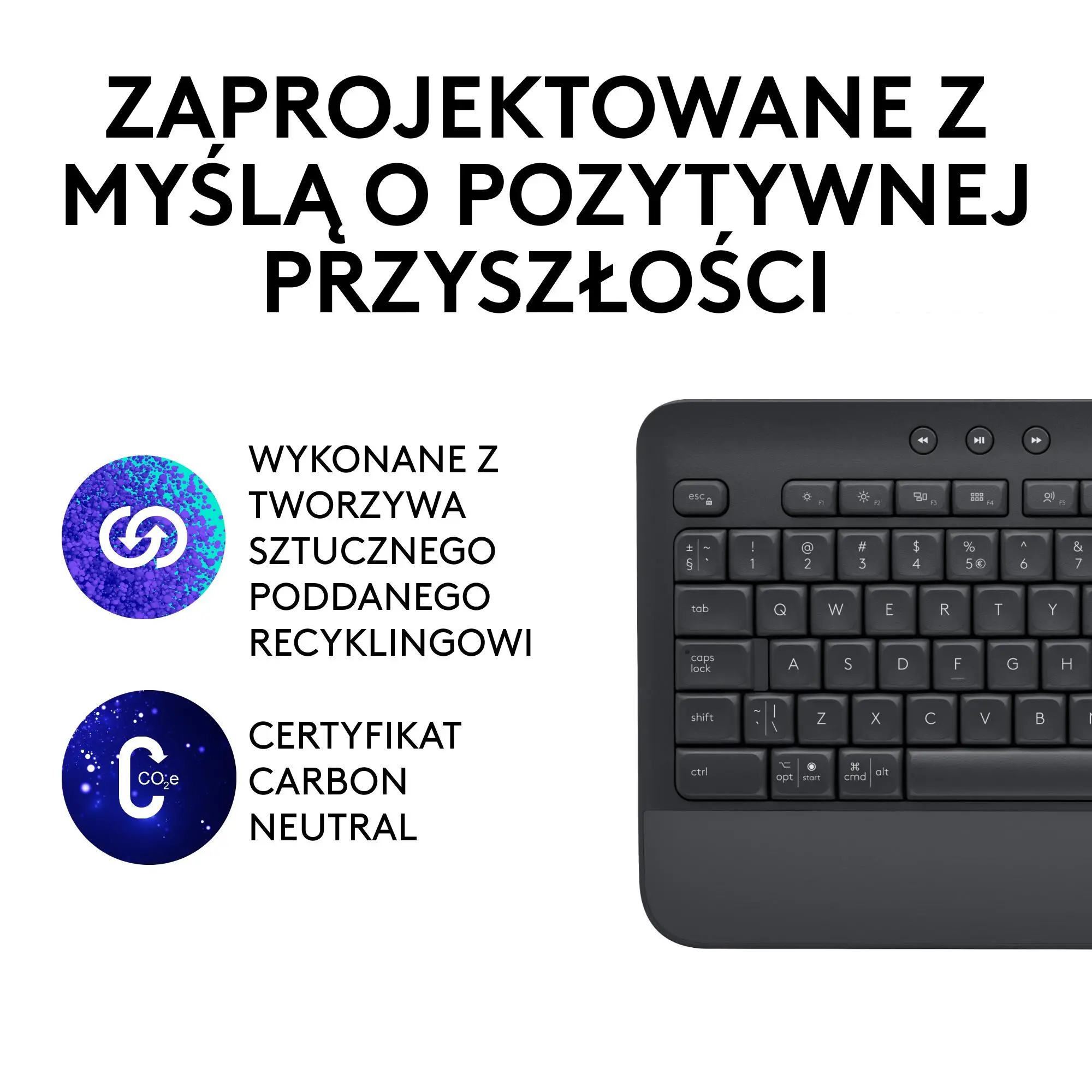 Klawiatura Logitech K650 Signature Grafitowy