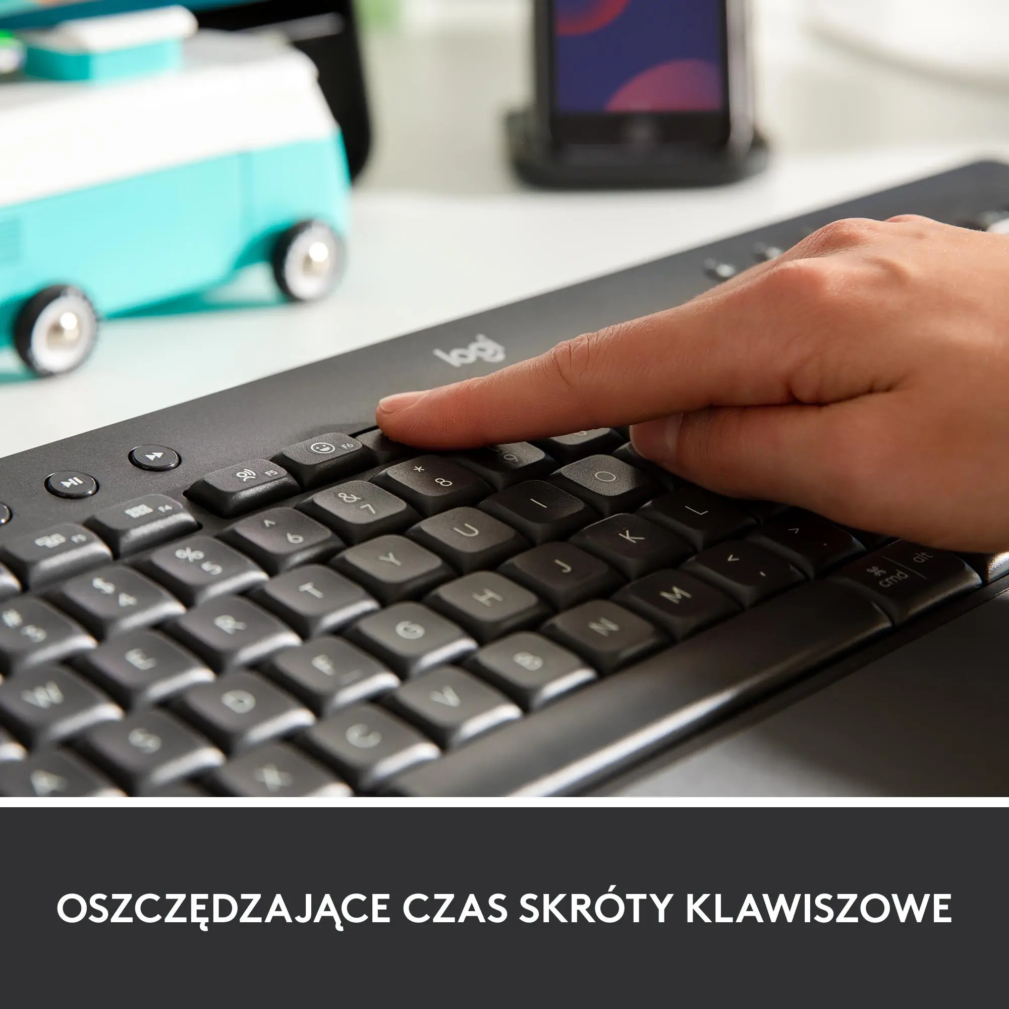 Klawiatura Logitech K650 Signature Grafitowy