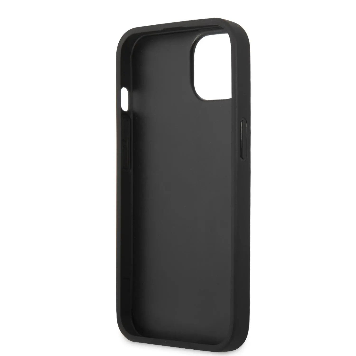 Etui Karl Lagerfeld Saffiano Ikonik Karl`s Patch KLHCP13SOKPK do iPhone 13 mini Czarny