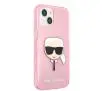 Etui Karl Lagerfeld KLHCP13SKHTUGLP do iPhone 13 mini Różowy