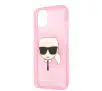 Etui Karl Lagerfeld KLHCP13SKHTUGLP do iPhone 13 mini Różowy
