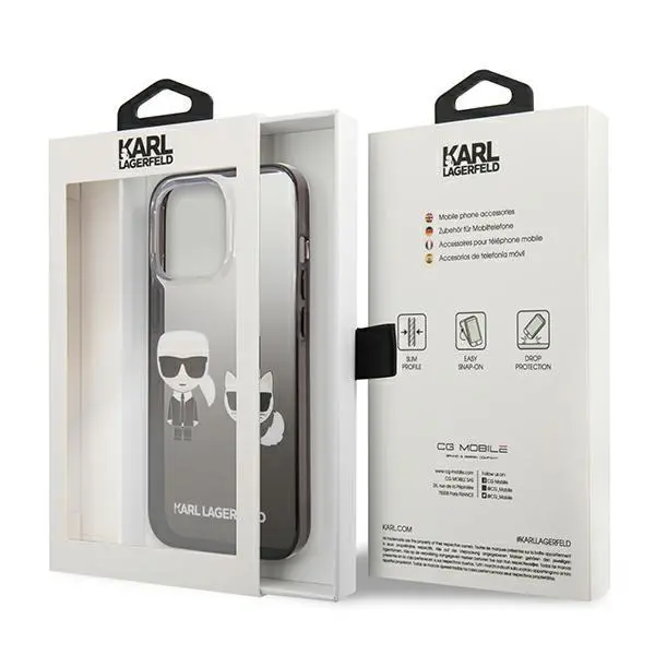 Etui Karl Lagerfeld Gradient Ikonik Karl & Choupette KLHCP13LTGKCK do iPhone 13 PRO / 13