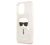 Etui Karl Lagerfeld Glitter Karl`s Head KLHCP13XKHTUGLGO do iPhone 13 Pro Max