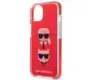 Etui Karl Lagerfeld Karl&Choupette Head KLHCP13STPE2TR do iPhone 13 mini
