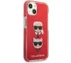 Etui Karl Lagerfeld Karl&Choupette Head KLHCP13STPE2TR do iPhone 13 mini