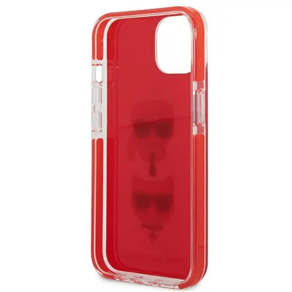 Etui Karl Lagerfeld Karl&Choupette Head KLHCP13STPE2TR do iPhone 13 mini