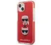 Etui Karl Lagerfeld Karl&Choupette Head KLHCP13STPE2TR do iPhone 13 mini