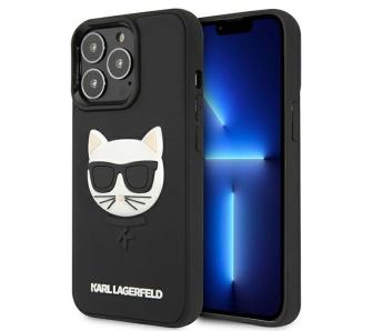 Etui Karl Lagerfeld 3D Rubber Choupette KLHCP13LCH3DBK do iPhone 13 Pro /13