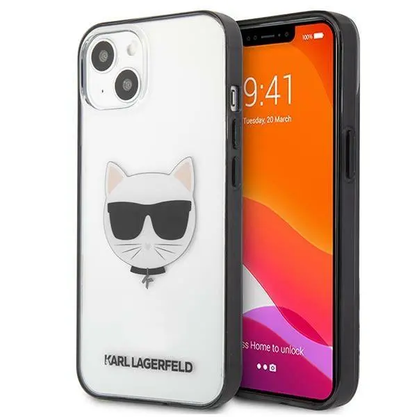 Etui Karl Lagerfeld Ikonik Choupette KLHCP13SHCHCK do iPhone 13 mini