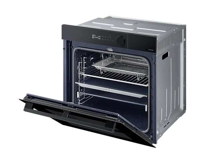 Piekarnik elektryczny parowy Samsung NV7B5785KAK Dual Cook Termoobieg AirFry Zdalne sterowanie Czarne szkło