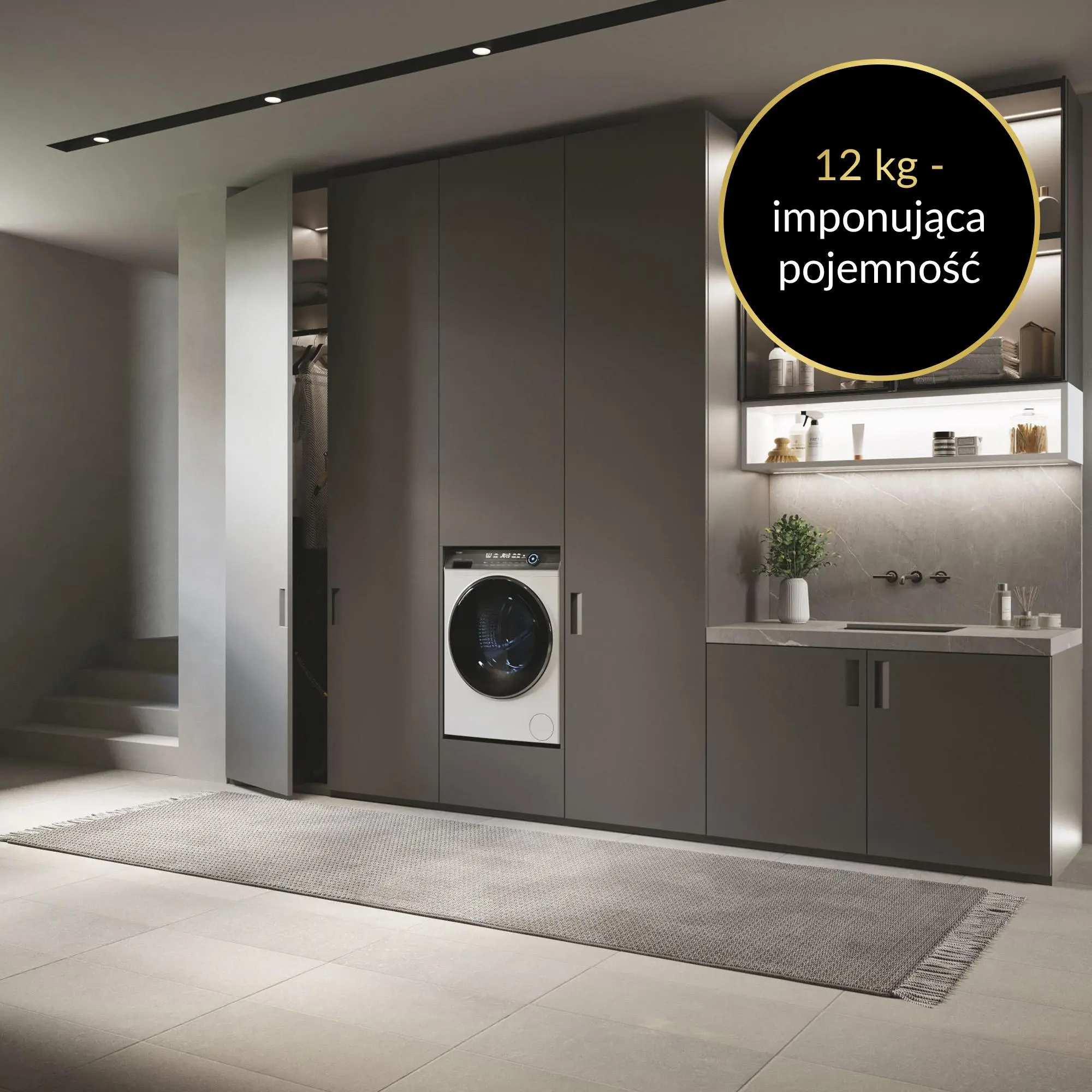 Pralka Haier I-Pro 7 Plus HW120-B14979U1S 12kg 1400obr/min Zdalne sterowanie