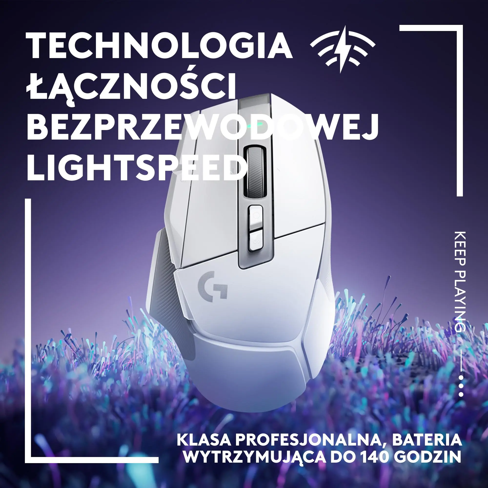 Myszka gamingowa Logitech G502 X Lightspeed Biały