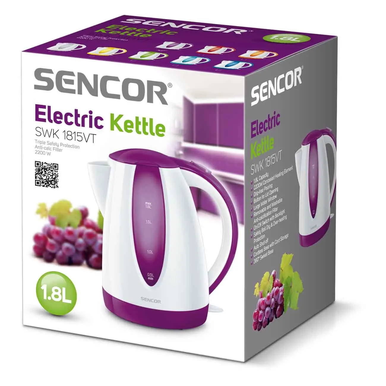 Czajnik Sencor SWK 1815VT 1,8l 2000W