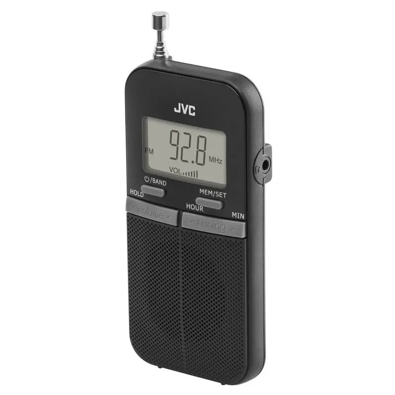 JVC RA-E411B Radio FM Czarny miniaturka